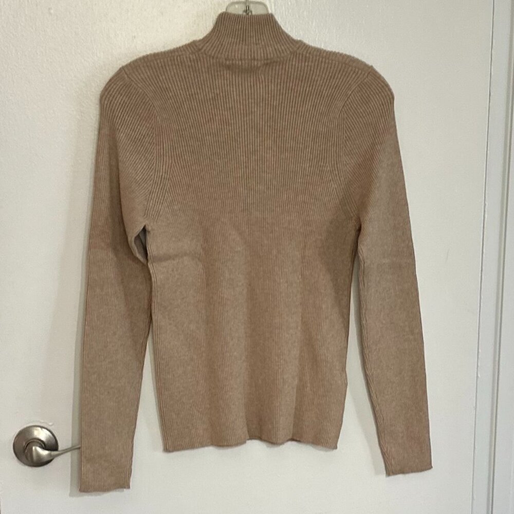 Turtleneck Ribbed Sweater - Picture 5 of 5